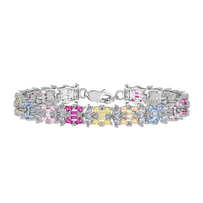 [Charm Aries Jewelry]Delicate Colorful Multi Cut Party Bracelet