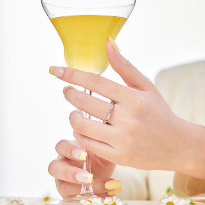 [Charm Aries Jewelry]Elegant Vivid Round Cut Daily Ring