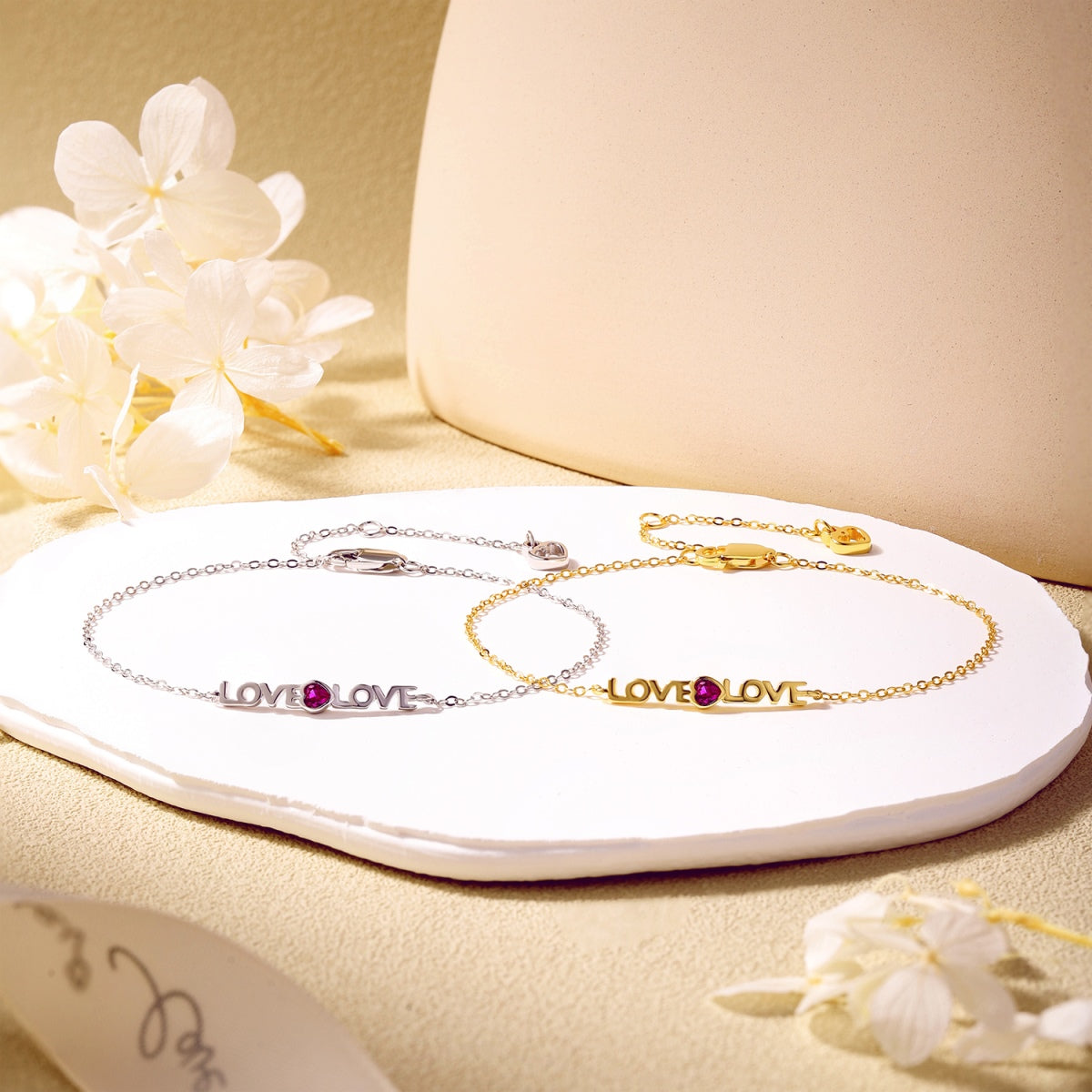 [Charm Aries Jewelry]Romantic Heart Shape Lover Bracelet