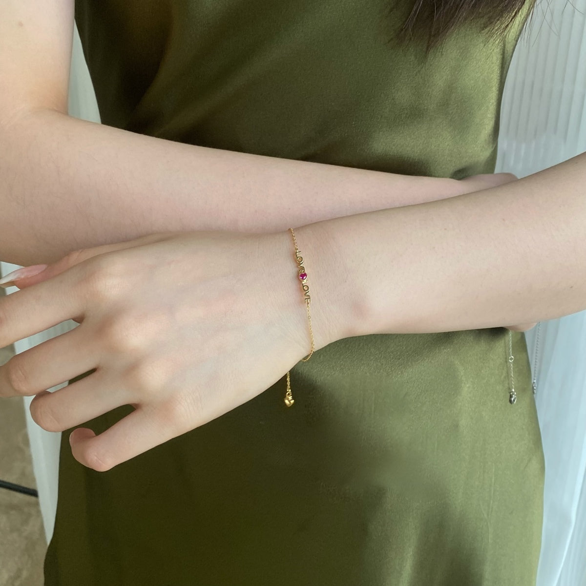 [Charm Aries Jewelry]Romantic Heart Shape Lover Bracelet