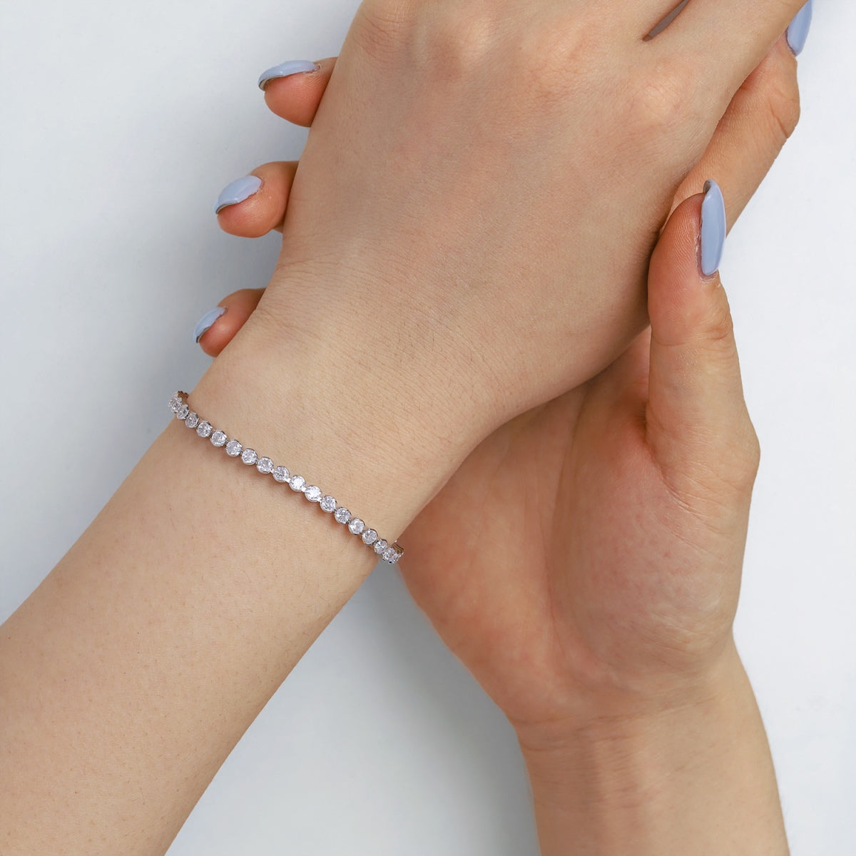 [Charm Aries Jewelry]Ornate  Sparkling Round Cut Daily Bracelet