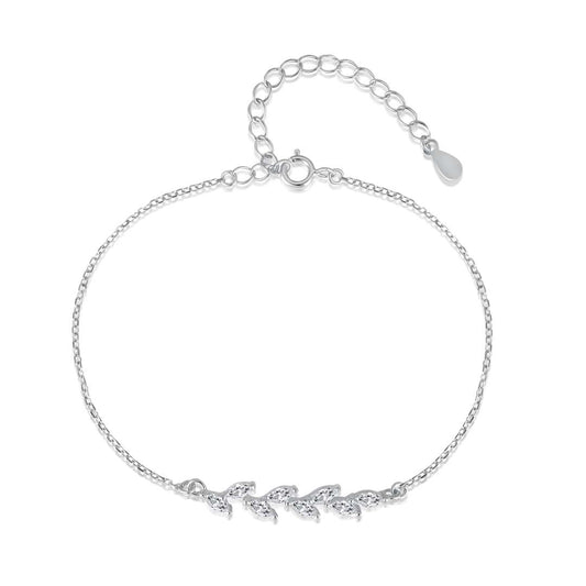 [Charm Aries Jewelry]Elegant Wheat Leaves Shape Bracelet