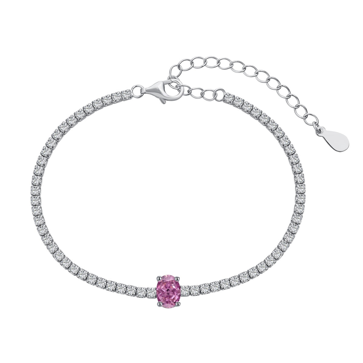[Charm Aries Jewelry]0.75 Carat Exquisite Oval Cut Daily Bracelet