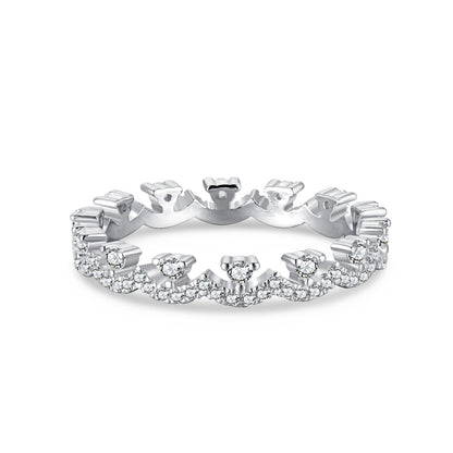 [Charm Aries Jewelry]Elegant Resplendent Round Shape Party Ring