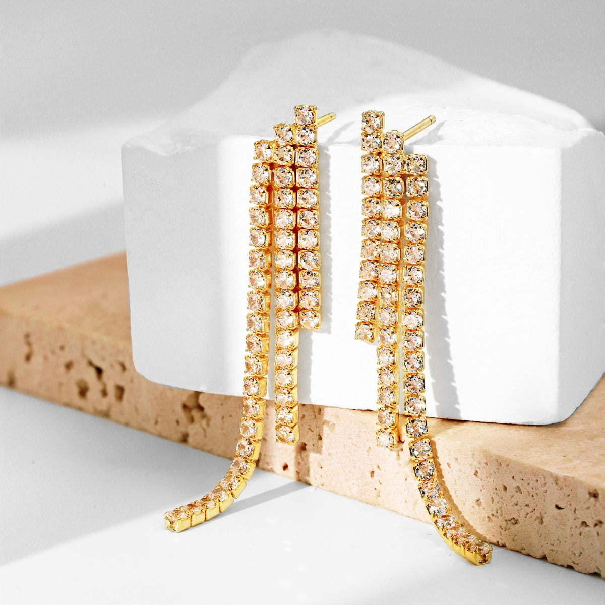 [Charm Aries Jewelry]Luxurious Dainty Banquet Earrings
