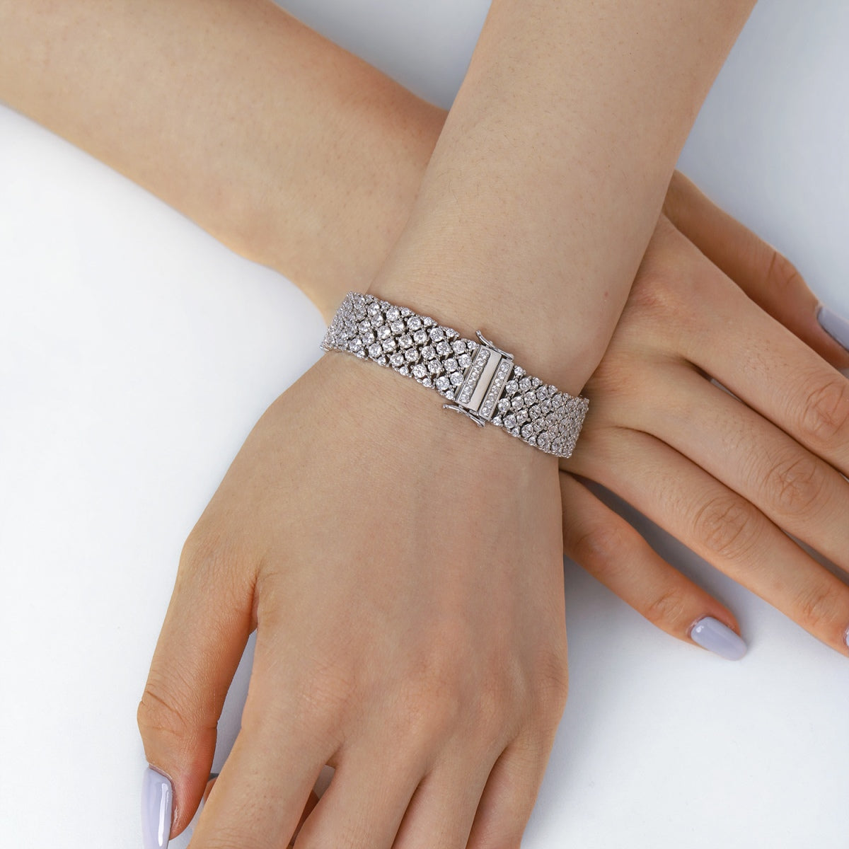 [Charm Aries Jewelry]Ornate Elegant Round Cut Party Bracelet