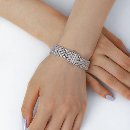 [Charm Aries Jewelry]Ornate Elegant Round Cut Party Bracelet