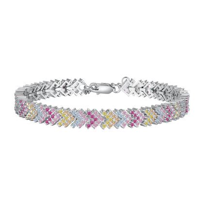 [Charm Aries Jewelry]Ornate Sparkling Round Cut Party Bracelet