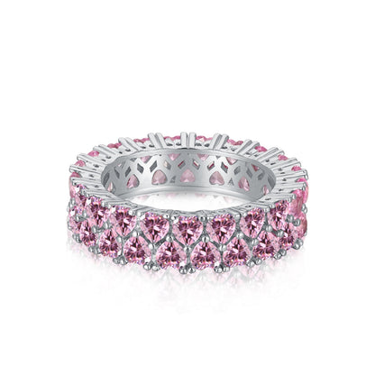 [Charm Aries Jewelry]Sparkling Full Heart Ring
