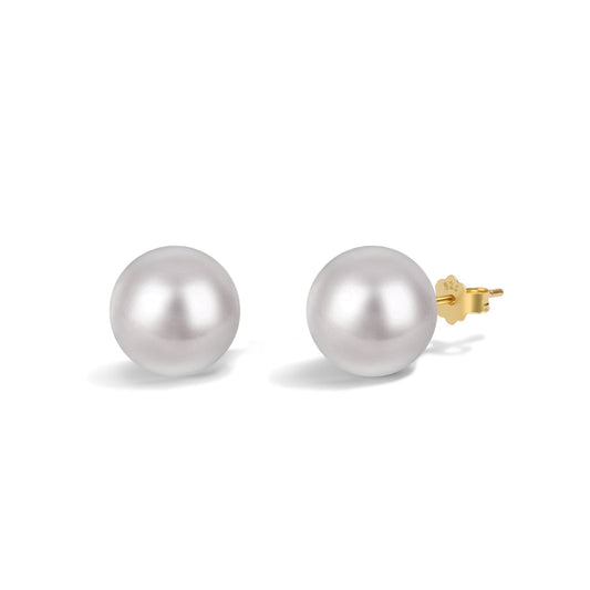 [Charm Aries Jewelry]Delicate Pearl Earrings