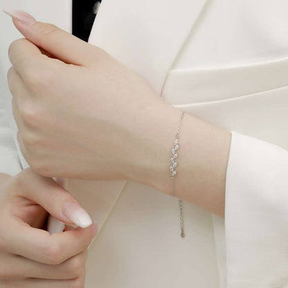 [Charm Aries Jewelry]Elegant Wheat Leaves Shape Bracelet