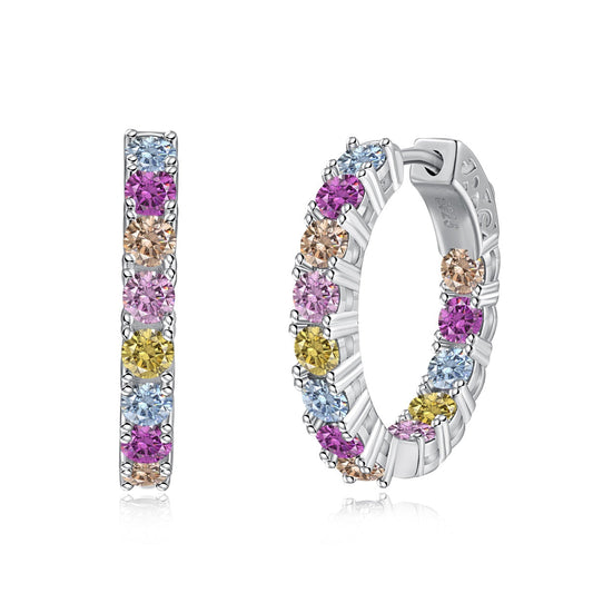 [Charm Aries Jewelry]Unique Round Cut Daily Earrings