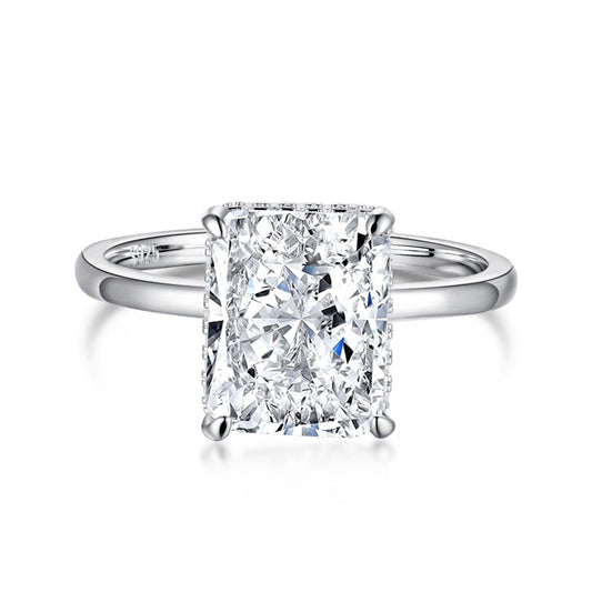 [Charm Aries Jewelry]4.0 Carat Ornate Enchanting Radiand Cut Banquet Ring