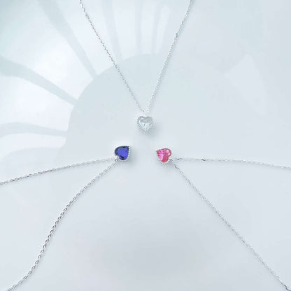 [Charm Aries Jewelry]Ornate Heart Shape Necklace