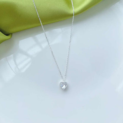 [Charm Aries Jewelry]Ornate Heart Shape Necklace