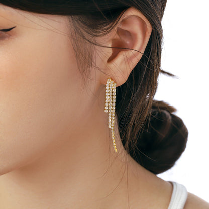 [Charm Aries Jewelry]Luxurious Dainty Banquet Earrings