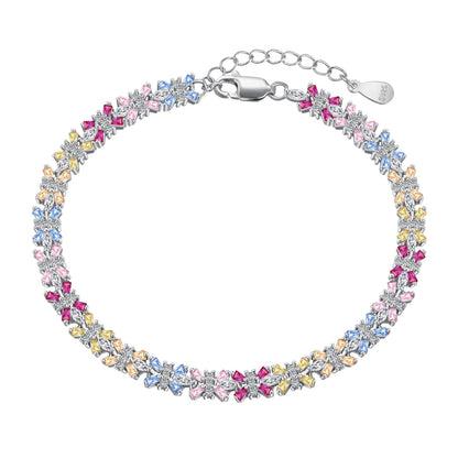 [Charm Aries Jewelry]Radiant Colorful Emerald Cut Party Bracelet