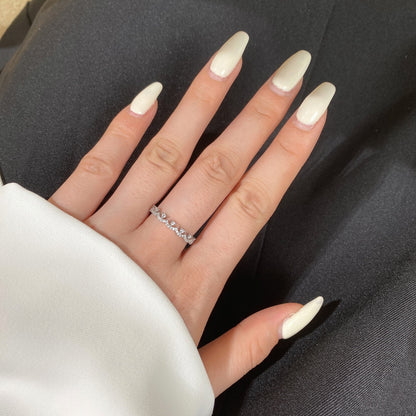 [Charm Aries Jewelry]Elegant Resplendent Round Shape Party Ring
