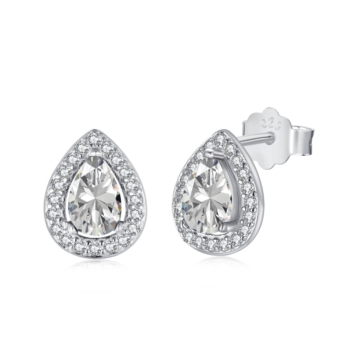 [Charm Aries Jewelry]Luxurious Water Drop Shape Earrings