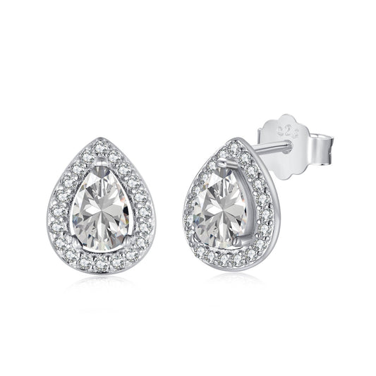 [Charm Aries Jewelry]Luxurious Water Drop Shape Earrings