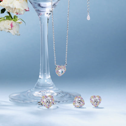[Charm Aries Jewelry]Exquisite Heart Shape Necklace
