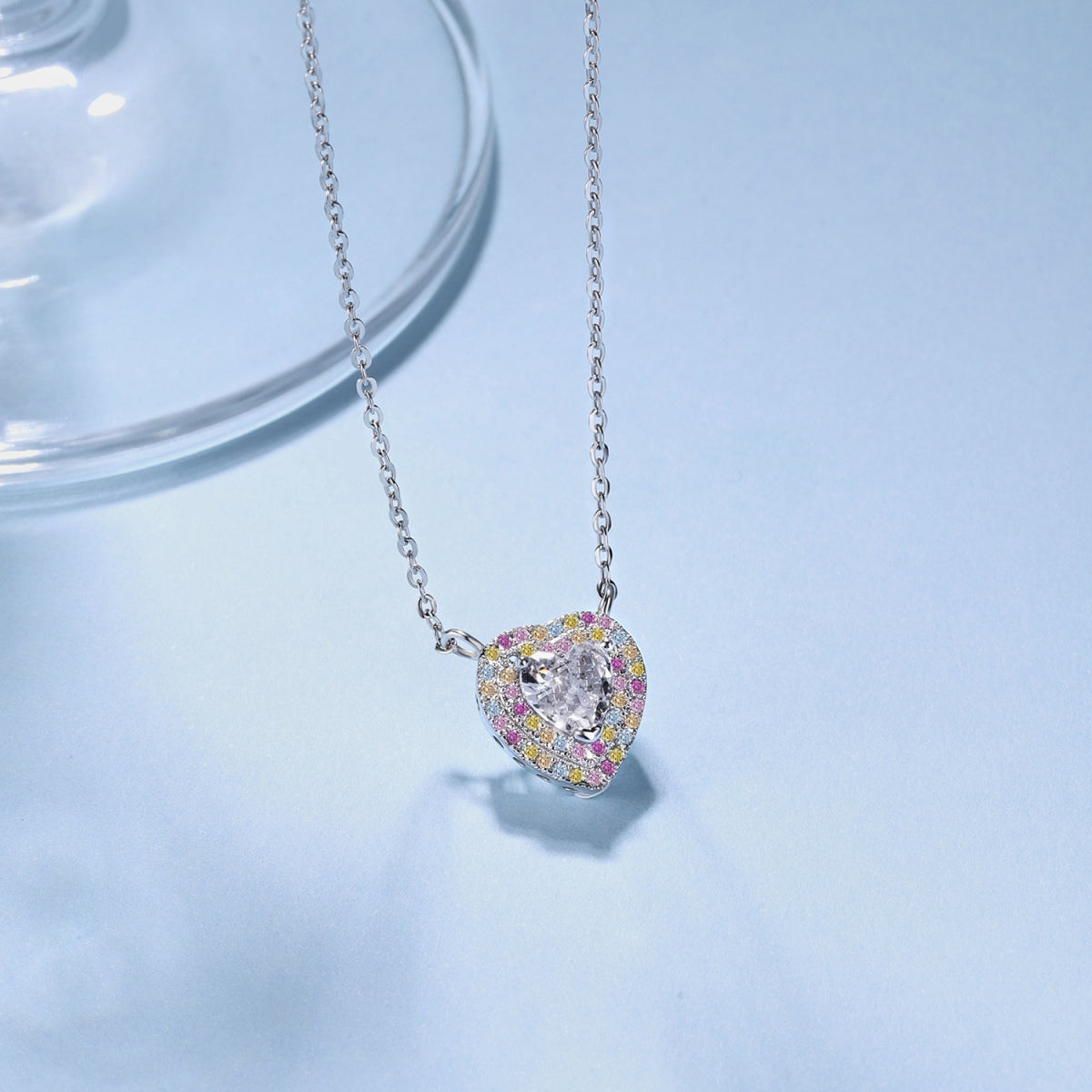 [Charm Aries Jewelry]Exquisite Heart Shape Necklace