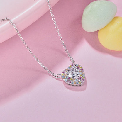 [Charm Aries Jewelry]Exquisite Heart Shape Necklace