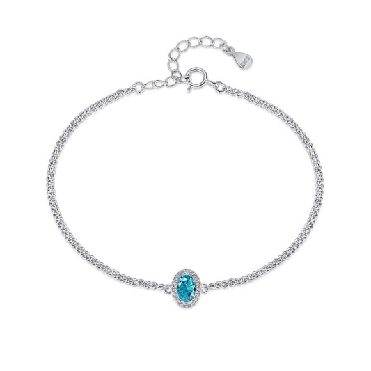 [Charm Aries Jewelry]Exquisite Oval Shape Bracelet