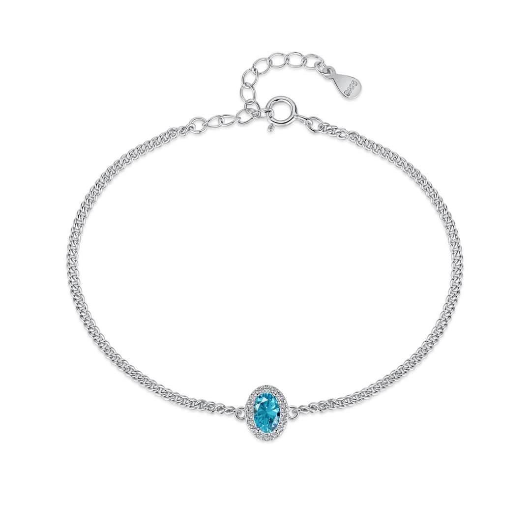 [Charm Aries Jewelry]Exquisite Oval Shape Bracelet
