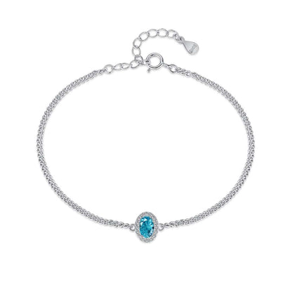 [Charm Aries Jewelry]Exquisite Oval Shape Bracelet