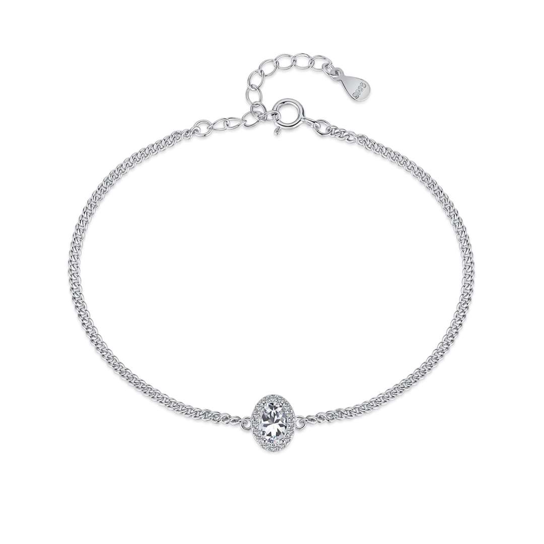[Charm Aries Jewelry]Exquisite Oval Shape Bracelet