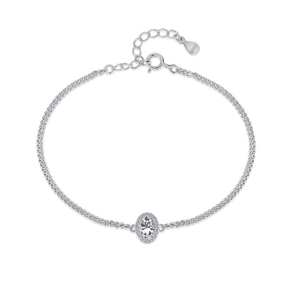 [Charm Aries Jewelry]Exquisite Oval Shape Bracelet