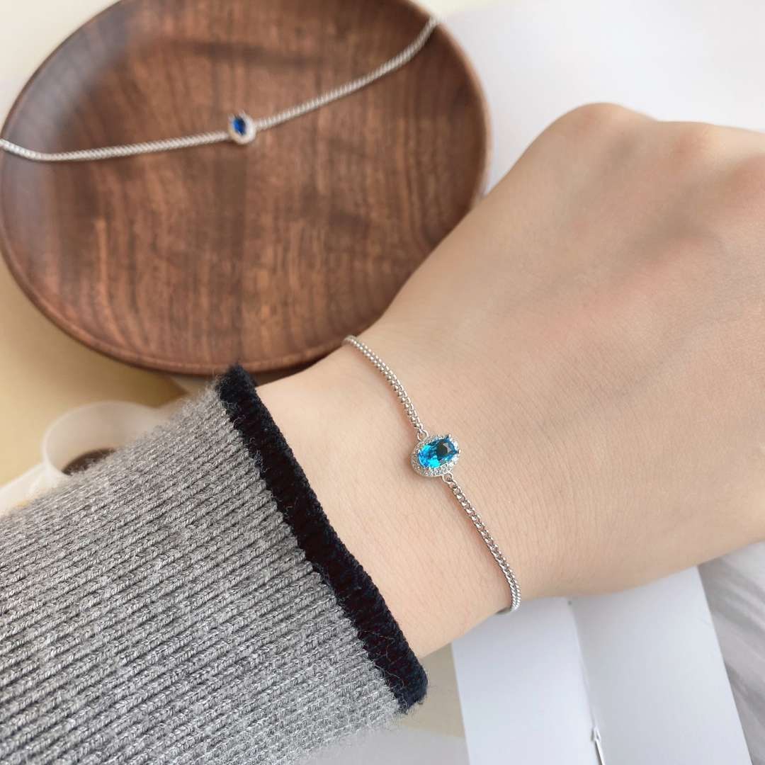 [Charm Aries Jewelry]Exquisite Oval Shape Bracelet
