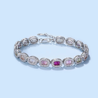 [Charm Aries Jewelry]Exquisite Ornate Emerald Cut Daily Bracelet