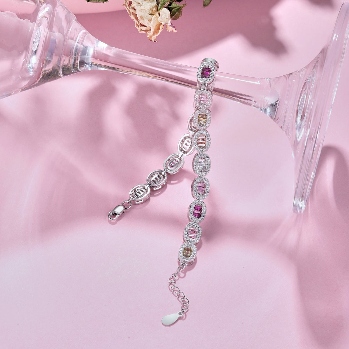 [Charm Aries Jewelry]Exquisite Ornate Emerald Cut Daily Bracelet