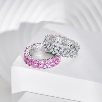 [Charm Aries Jewelry]Sparkling Full Heart Ring