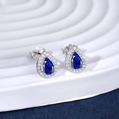 [Charm Aries Jewelry]Luxurious Water Drop Shape Earrings