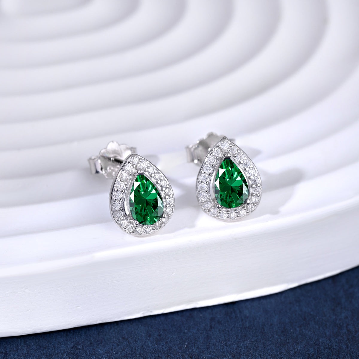 [Charm Aries Jewelry]Luxurious Water Drop Shape Earrings
