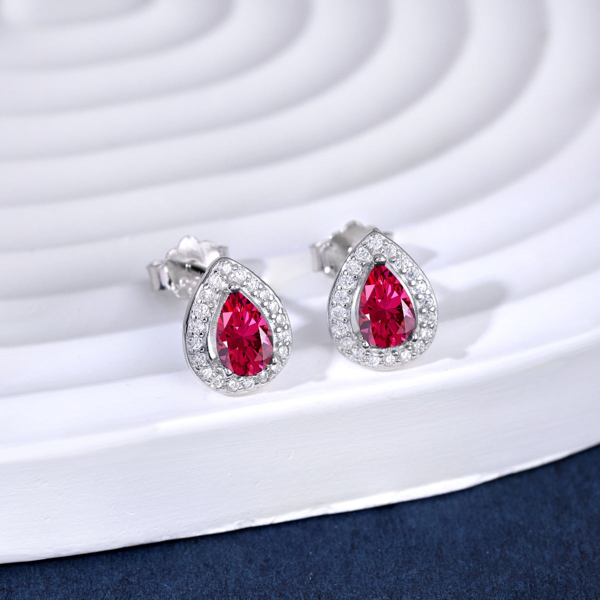 [Charm Aries Jewelry]Luxurious Water Drop Shape Earrings
