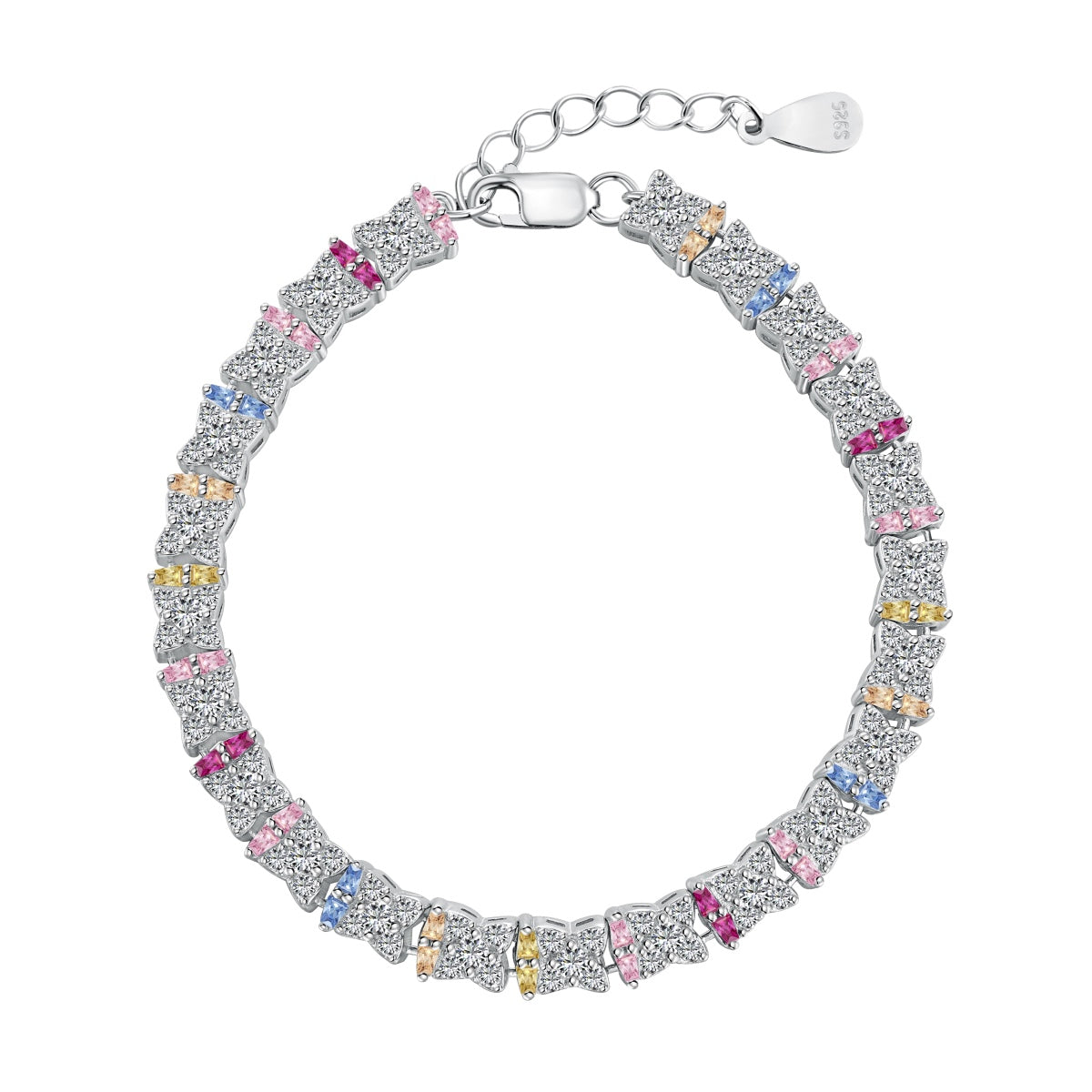 [Charm Aries Jewelry]Unique Colorful Flower Shape Daily Bracelet