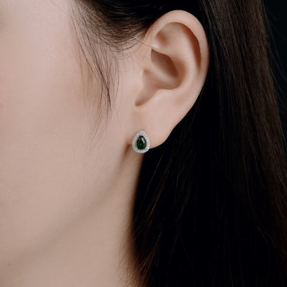 [Charm Aries Jewelry]Luxurious Water Drop Shape Earrings