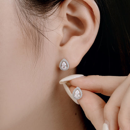 [Charm Aries Jewelry]Luxurious Water Drop Shape Earrings