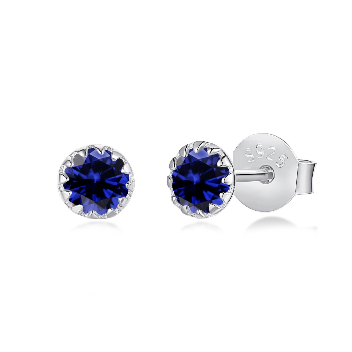 [Charm Aries Jewelry]Sparkling Colorful Round Shape Earrings