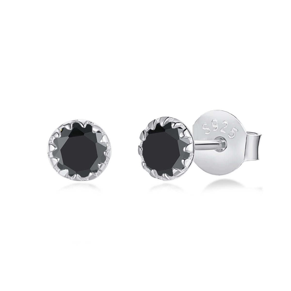 [Charm Aries Jewelry]Sparkling Colorful Round Shape Earrings