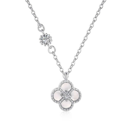 [Charm Aries Jewelry]Delicate Flower Shape Necklace