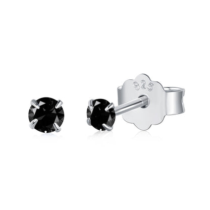 [Charm Aries Jewelry]Delicate Solitaire Earrings