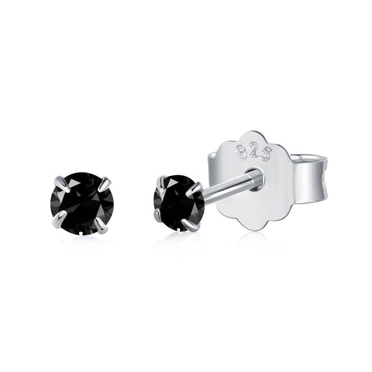 [Charm Aries Jewelry]Delicate Solitaire Earrings