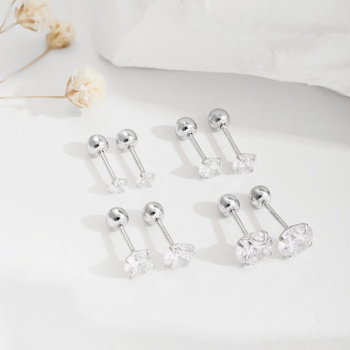 [Charm Aries Jewelry]Unique U-Shaped Ear Bone Earrings