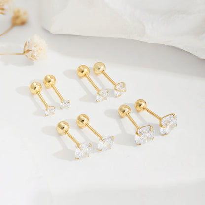 [Charm Aries Jewelry]Unique U-Shaped Ear Bone Earrings