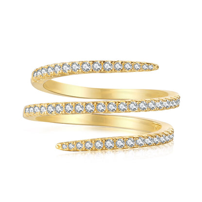 [Charm Aries Jewelry]Unique Vibrant Entangle Daily Ring